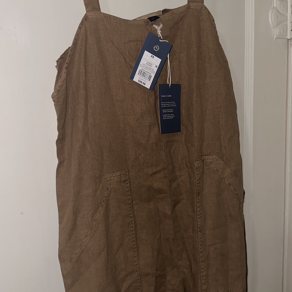 Women's Utility Cropped Jumpsuit - Universal Thread Rust-XS 0-2 - Picture 6 of 7
